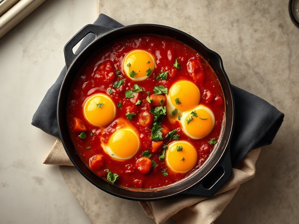 Red Pepper Shakshuka with Smoked Paprika