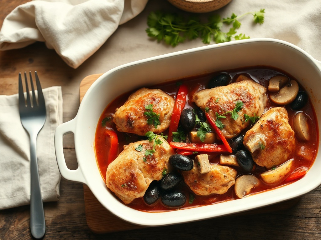 Slow-Cooker Chicken Cacciatore